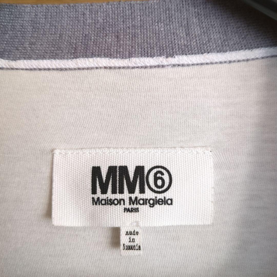 MM6 Maison Margiela カーディガン S グレー/ホワイト
