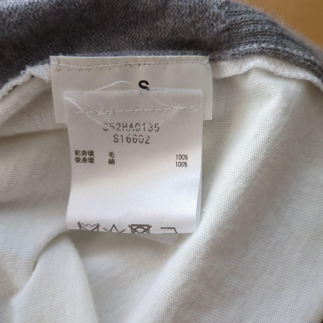MM6 Maison Margiela カーディガン S グレー/ホワイト