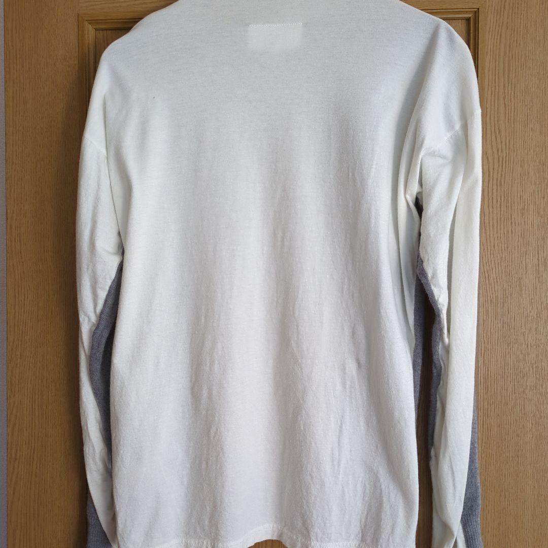 MM6 Maison Margiela カーディガン S グレー/ホワイト