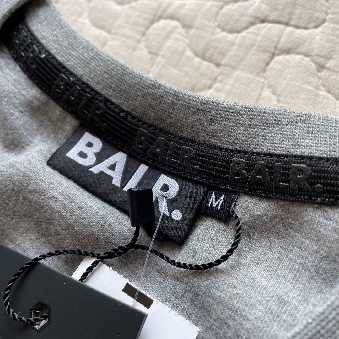【Yです】BALR. Tシャツ　スウェット　半袖　グレー　M