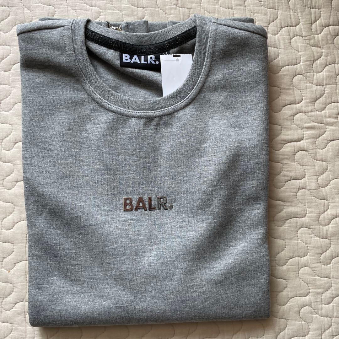 【Yです】BALR. Tシャツ　スウェット　半袖　グレー　M
