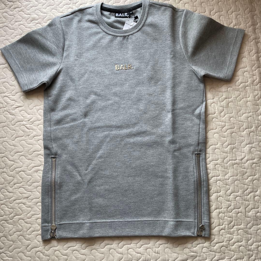 【Yです】BALR. Tシャツ　スウェット　半袖　グレー　M