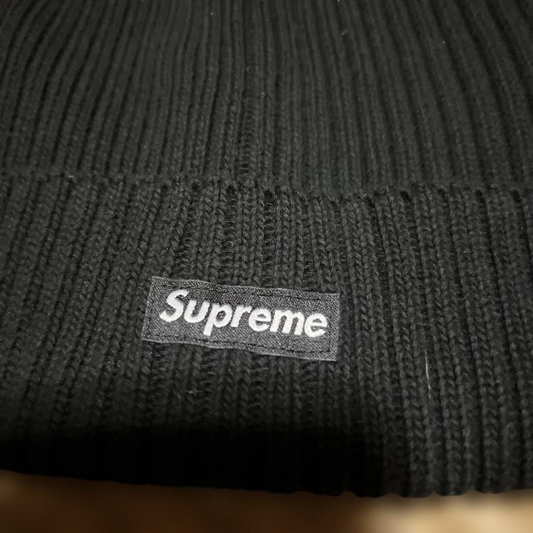 帽子 supreme Overdyed Beanie Black 25SS