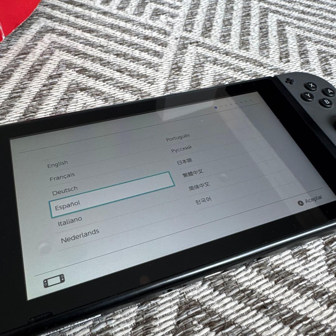 Nintendo Switch グレー 本体　箱付き
