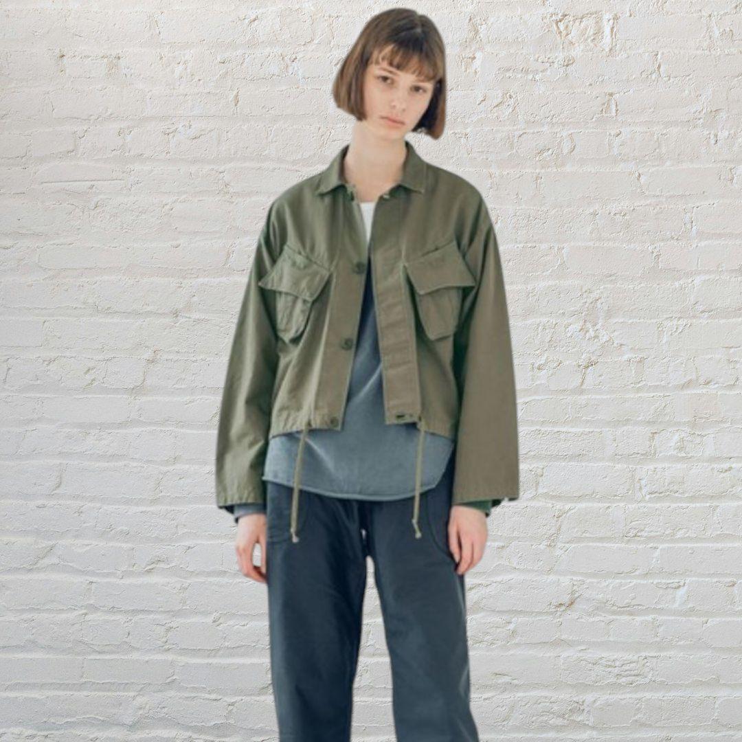 ちさき or slow US ARMY SHORT JACKET ブルゾン