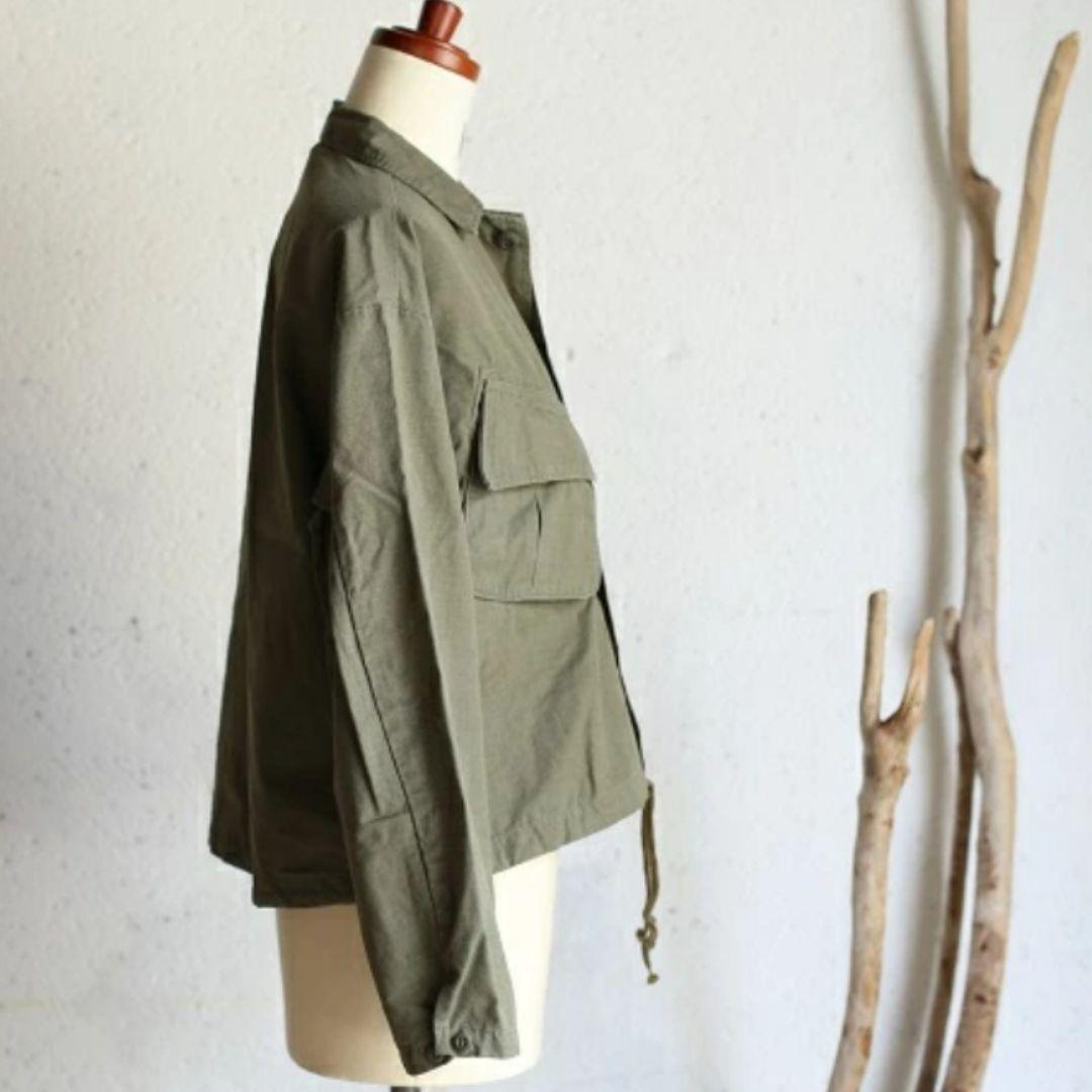 ちさき or slow US ARMY SHORT JACKET ブルゾン