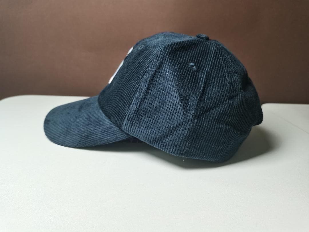 SUPREME コーデュロイキャップ ネイビー