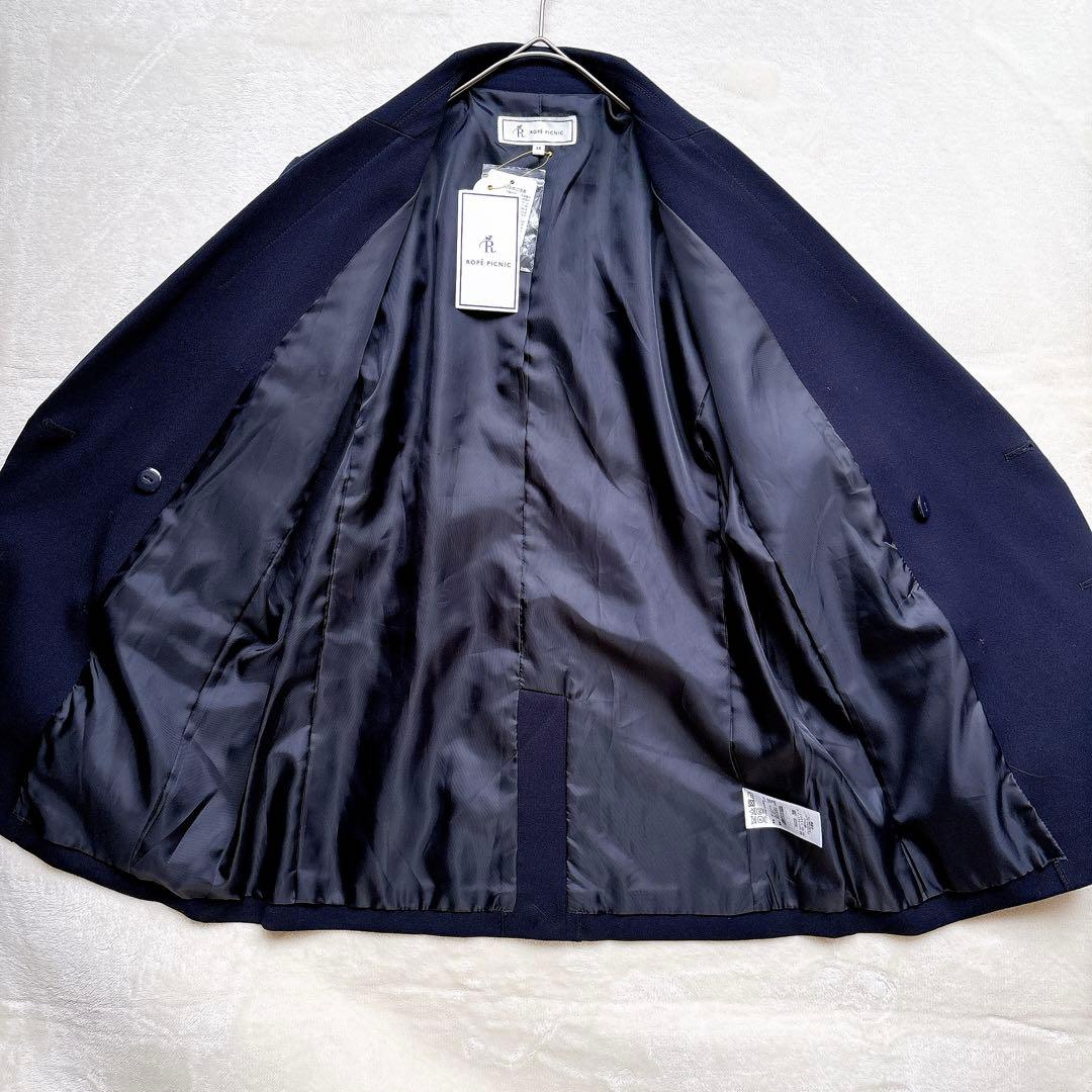 【新品タグ付き】 ROPE PICNIC 紺ブレ 金ボタン ダブルジャケット M