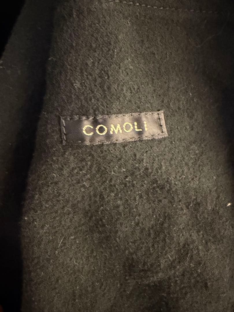 COMOLI コモリ　コットンダック　ジップパーカー