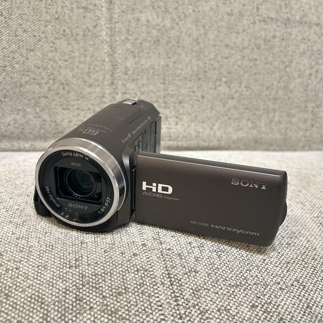 【美品】SONY HDR-CX680 HD 純正付属品・元箱付き ビデオカメラ