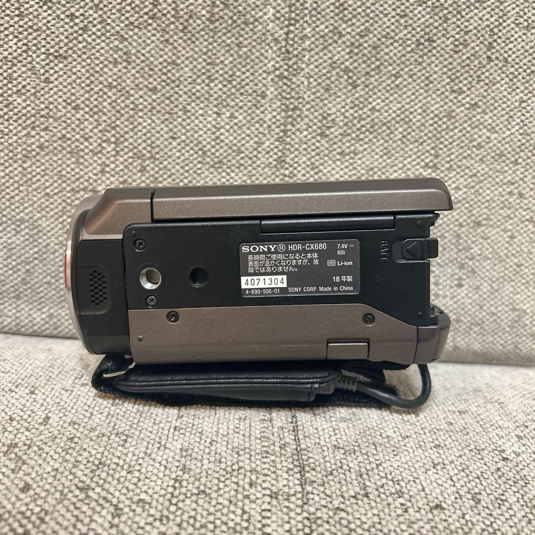 【美品】SONY HDR-CX680 HD 純正付属品・元箱付き ビデオカメラ