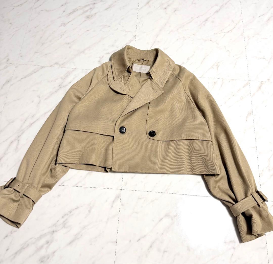 【美品✨️】大人気 ココディール ショートトレンチコート 美ライン