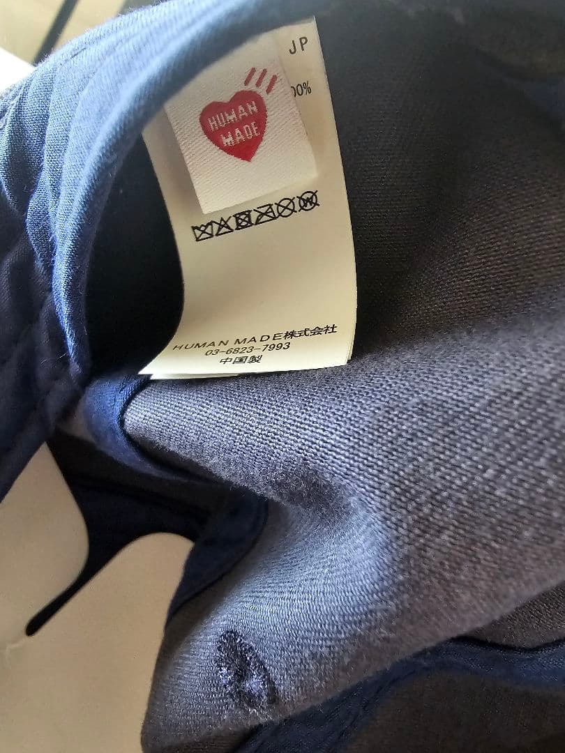 HUMAN MADE HM31GOD21 ネイビーキャップ