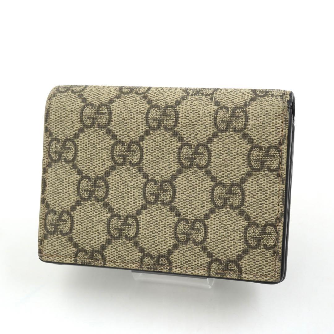 ✨未使用展示品✨GUCCI ミニ財布　マーモント　GGロゴ　スプリーム　二つ折り