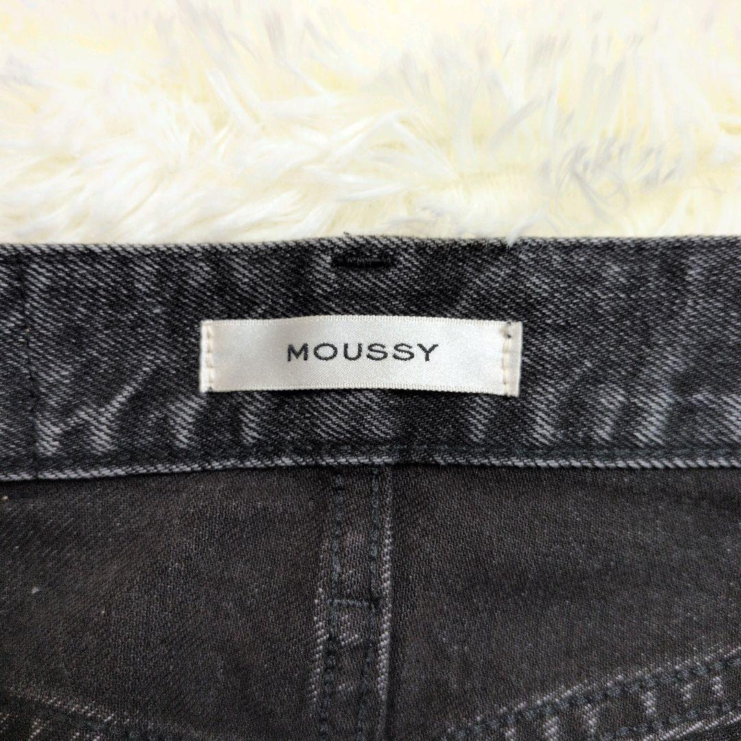 moussy マウジー MVS BLACK フレアデニム 24
