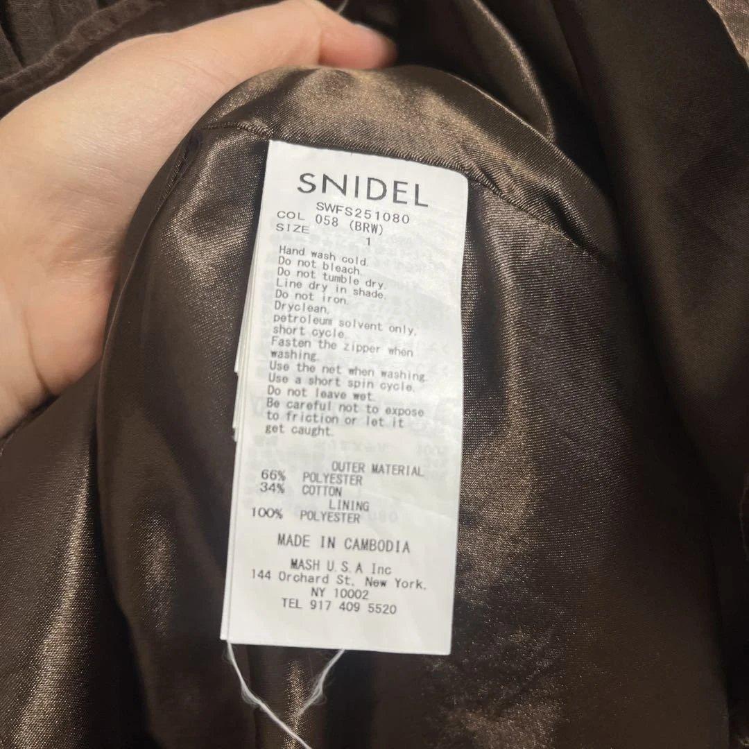 値下げ SNIDEL Sustainableプリーツティアードスカート　サイズ1