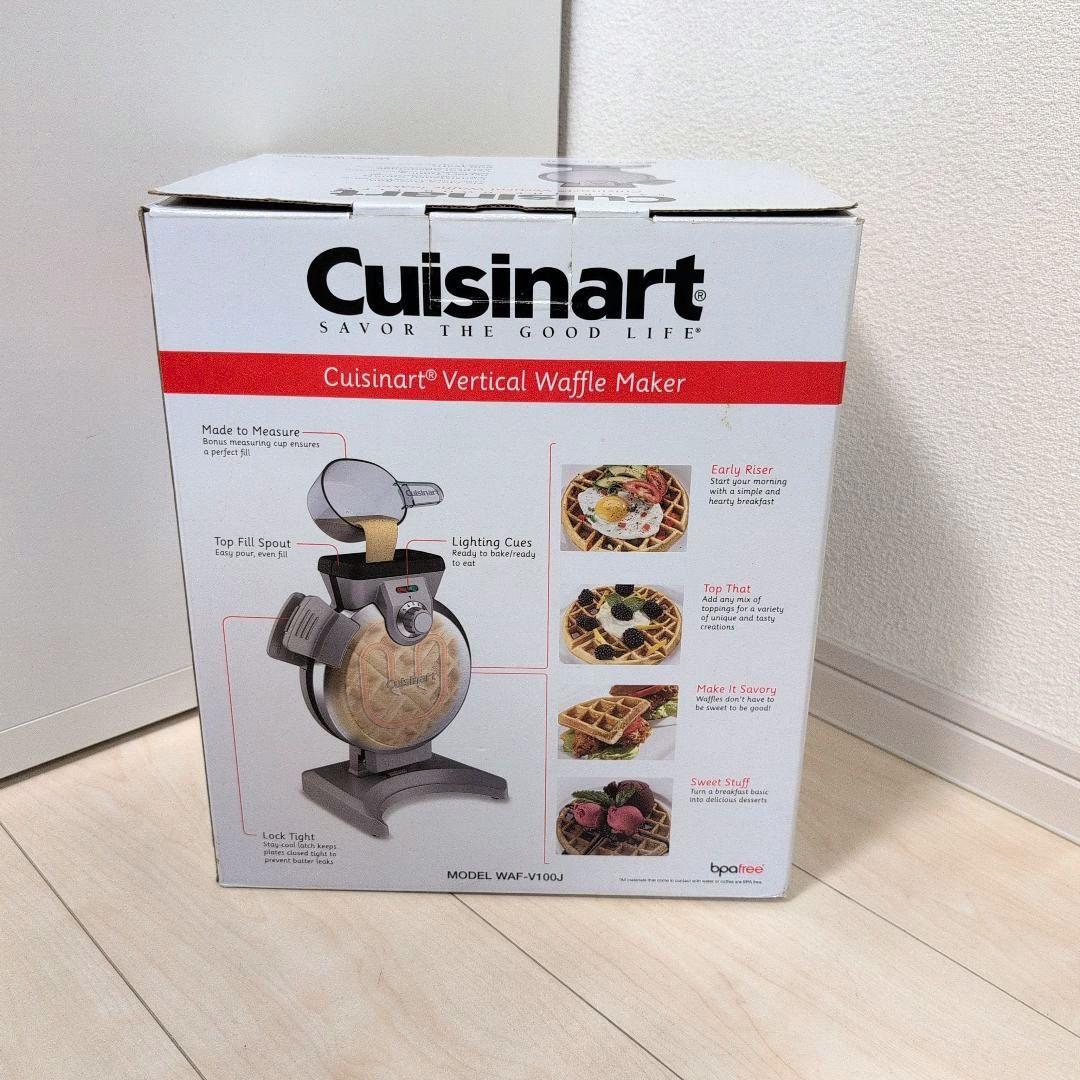 【未使用品】　Cuisinart WAF-V100J 縦型ワッフルメーカー