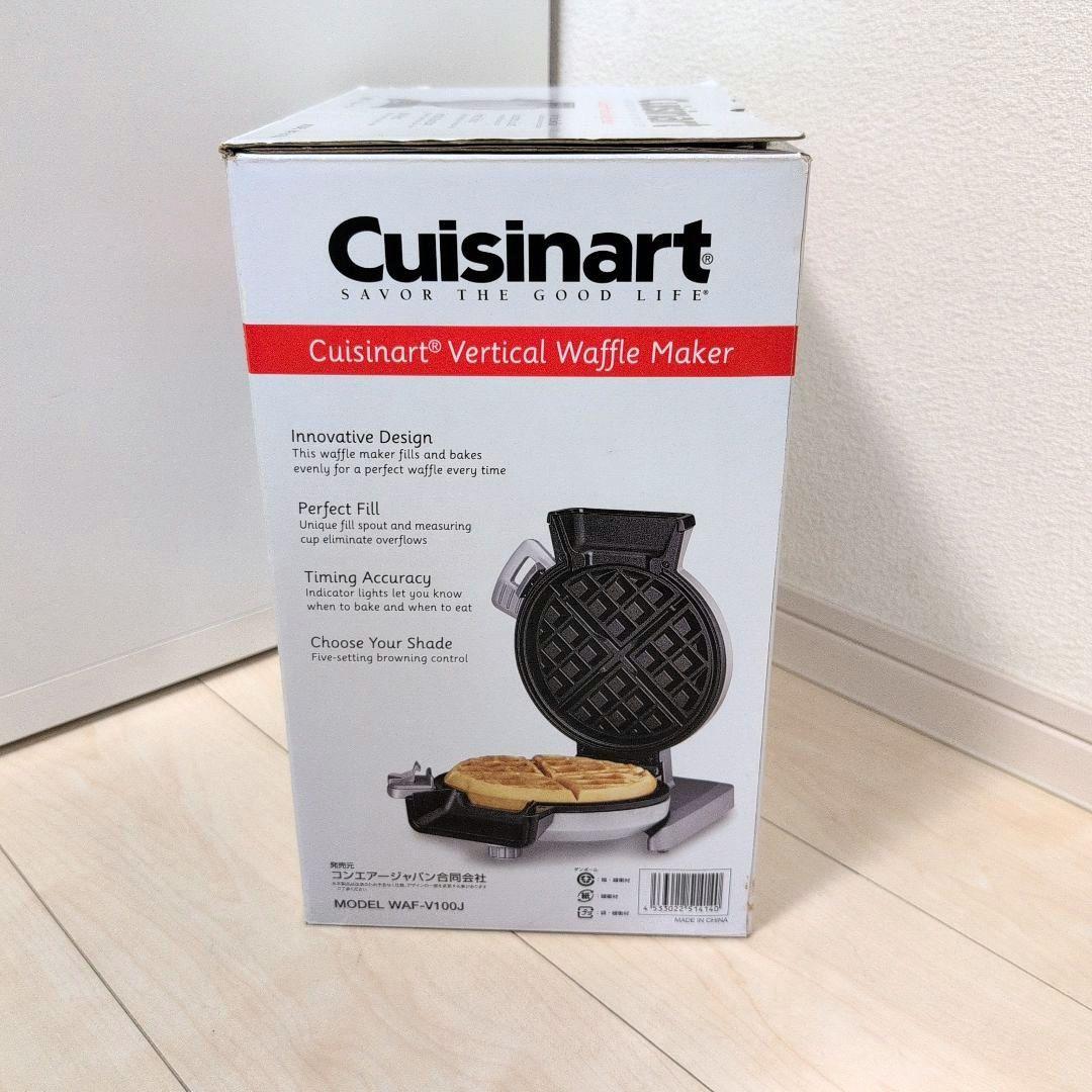【未使用品】　Cuisinart WAF-V100J 縦型ワッフルメーカー