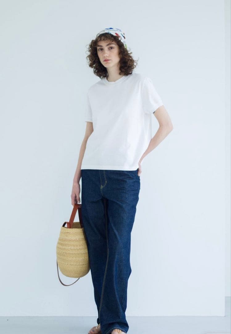 【新品未使用】ebure×Ron Herman コットンポンチTシャツ