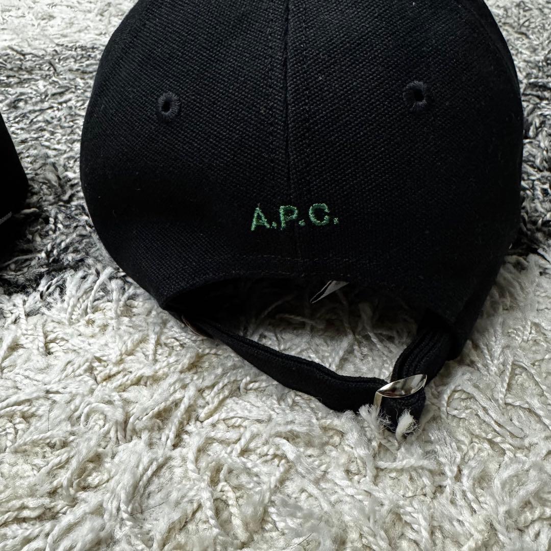 A.P.C. × jjjjound ジョウンド 6パネル キャップ 黒