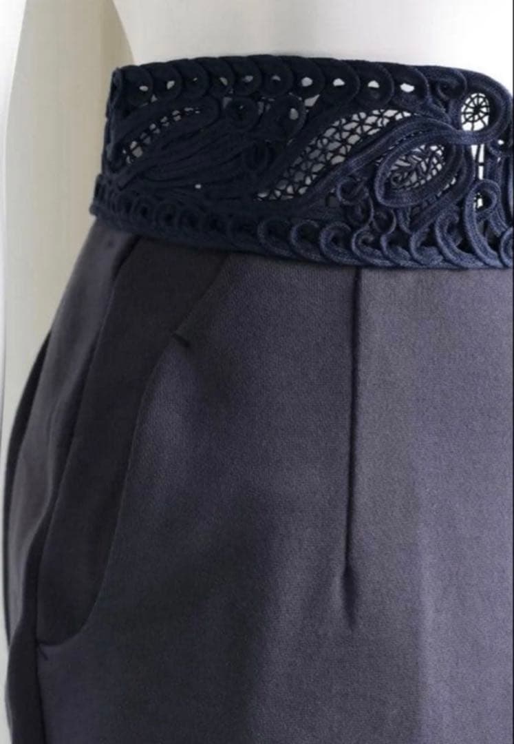 スカート Mame Cording Embroidery Sweat Skirt