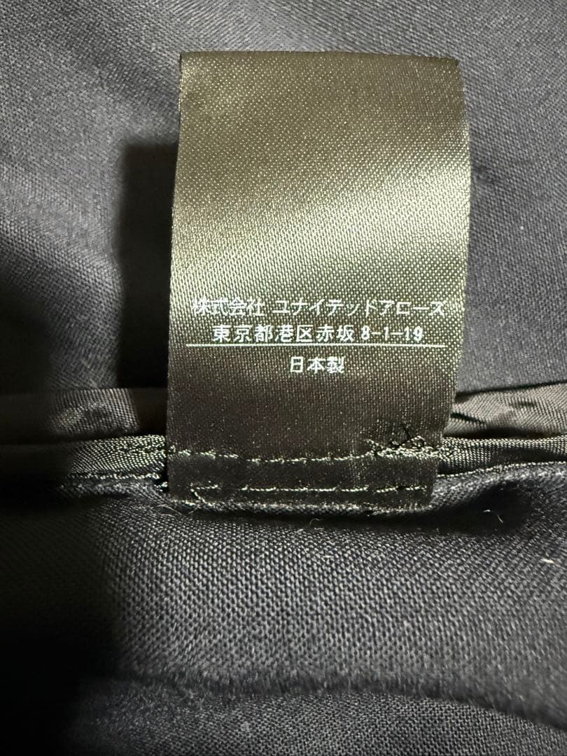 新品　ユナイテッドアローズ ノーカラーコート　春コート　38 M ネイビー