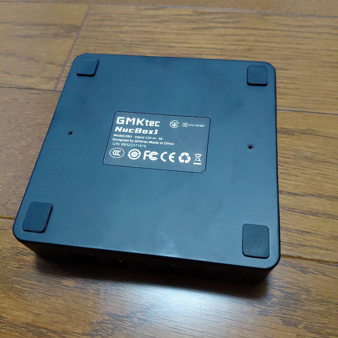 ミニPC GMKtec NucBox3