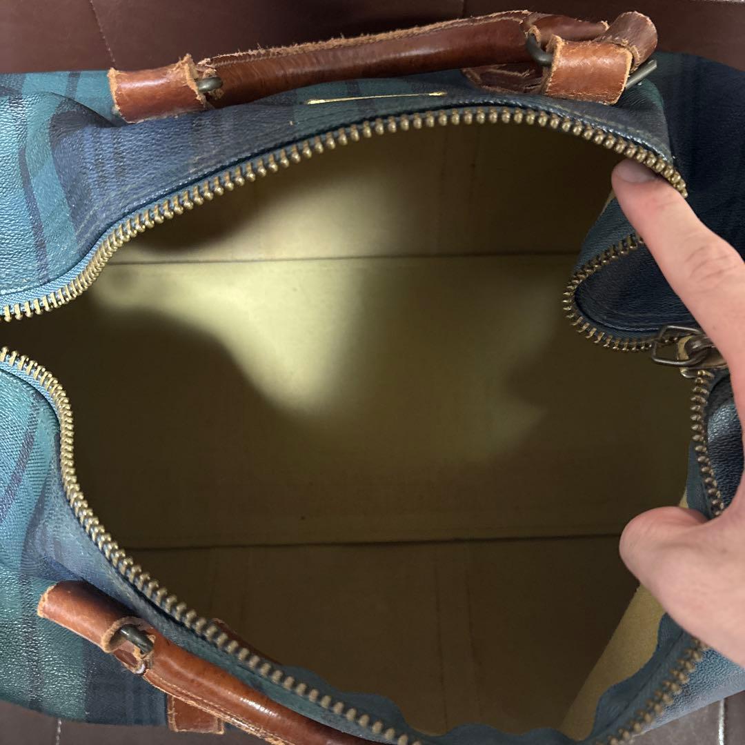 Polo Ralph Lauren ボストンバッグ ダークグリーンチェック