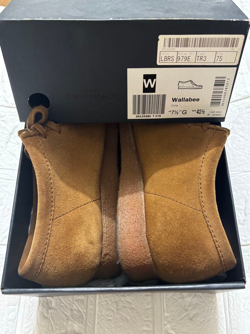 クラークス ワラビー 979E UK7.5/26cm ブラウン