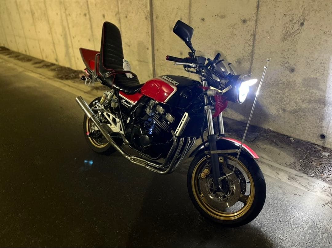 バイク用シート gsx400インパルス三段シート