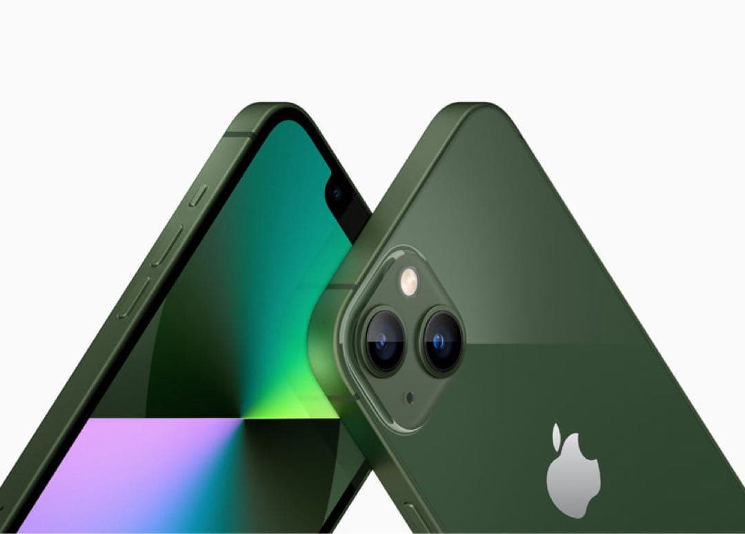 Apple iPhone 13 グリーン 本体　付属品箱あり　フィルム付き