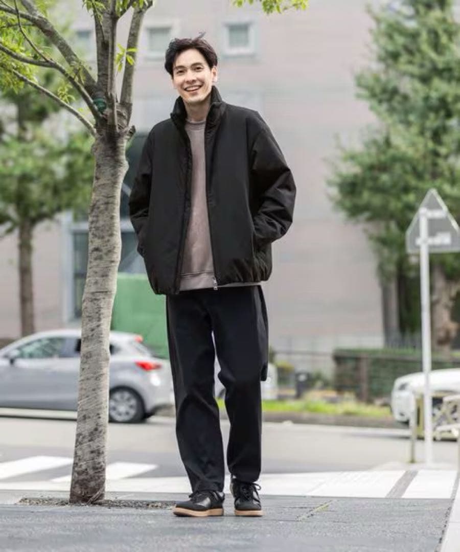 GLOBAL WORK ライトウォームスタンドブルゾン