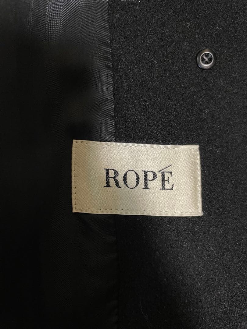ROPE ロングコート　ブラック