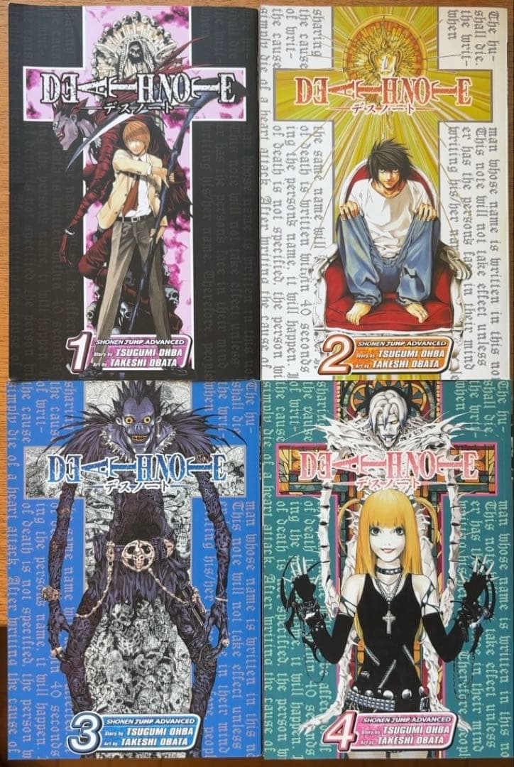 その他 DEATH NOTE 1st-4th published in English