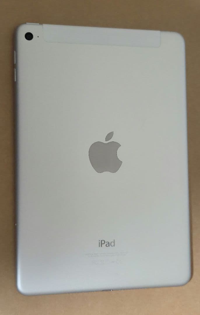 中古 動作確認済 iPad mini4 128GB シルバー セルラーモデル