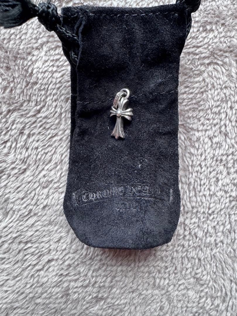 Chrome Hearts シルバー クロスチャーム ネックレス　ベビーファット