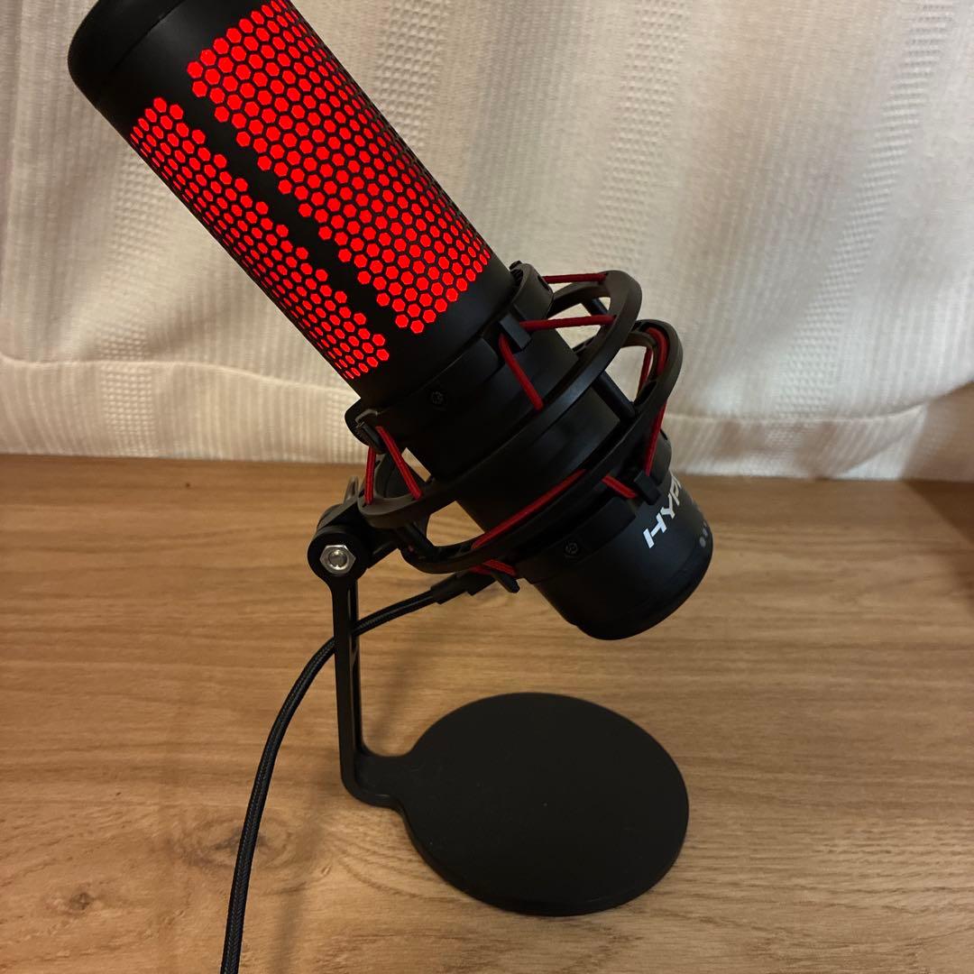 HyperX QuadCast USBマイク レッド/ブラック