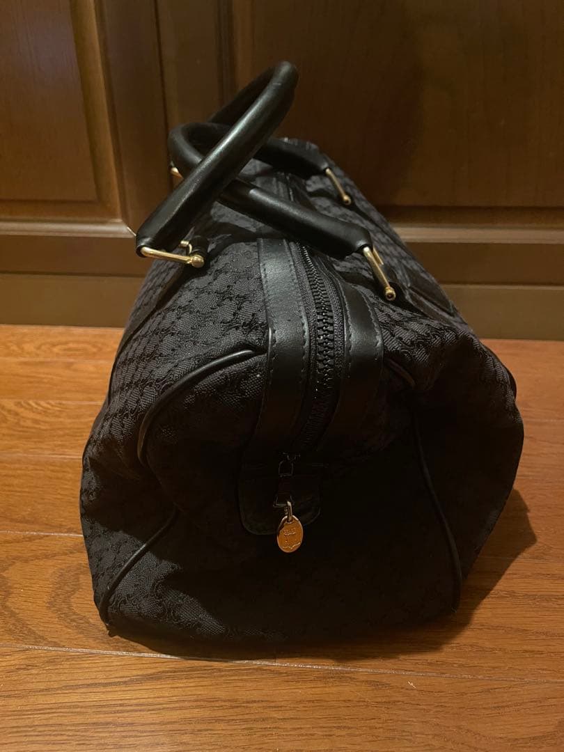 CELINE ブラック ボストンバッグ