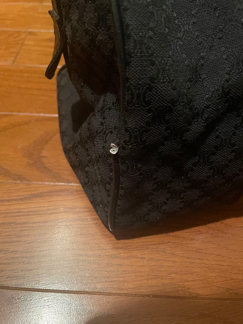CELINE ブラック ボストンバッグ