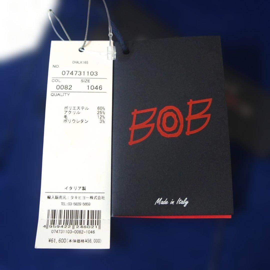 1-2.未使用タグ付き BOB ボブ ジャケット ブルー メンズ 46/サイズ