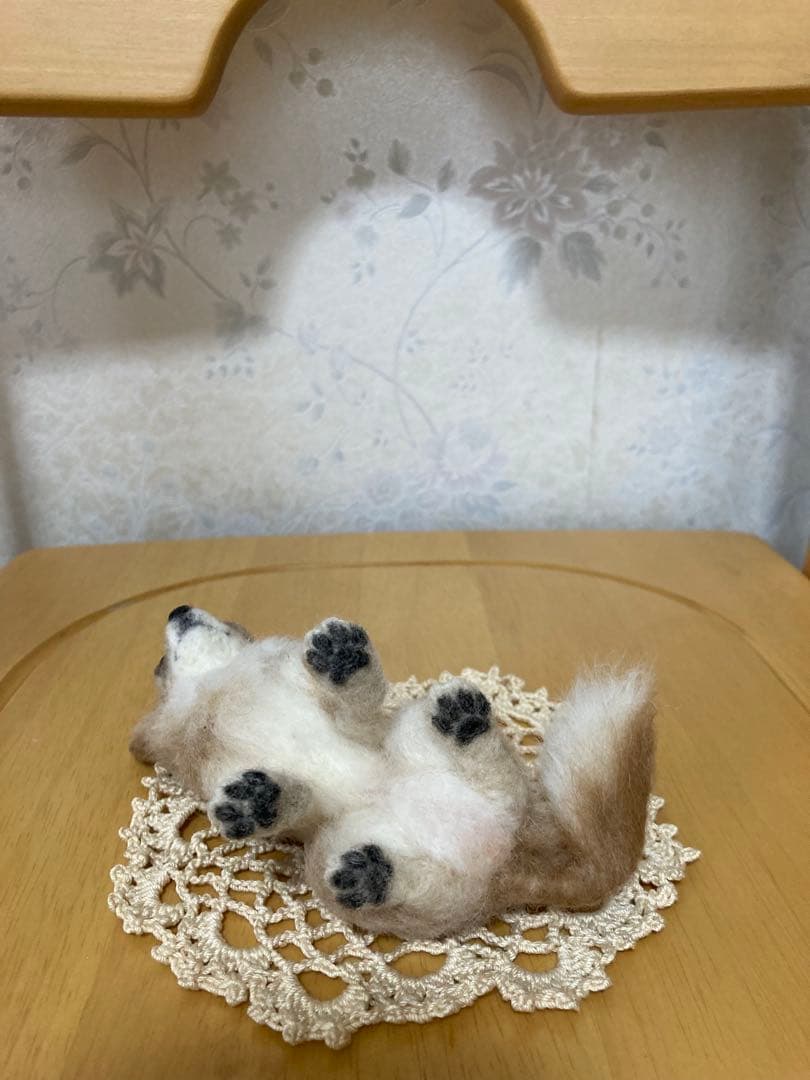 羊毛フェルト　ハンドメイド　チワワ