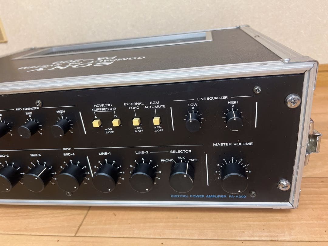 SONY PA-A200 アンプ搭載ラインマイクパワードミキサー