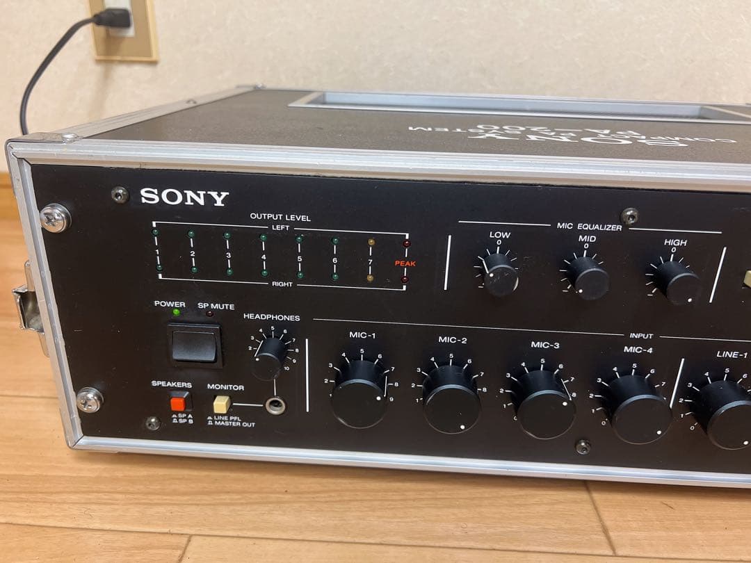 SONY PA-A200 アンプ搭載ラインマイクパワードミキサー