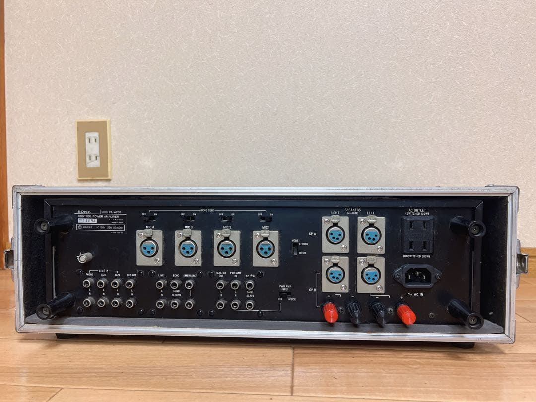 SONY PA-A200 アンプ搭載ラインマイクパワードミキサー