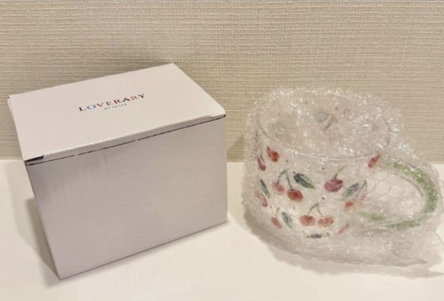 ♦特価【未使用】ラブラリーバイフェイラー チェリードット柄 マグカップ 2個