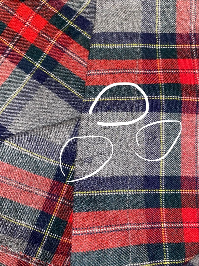 COMME des GARÇONS チェック柄ノースリーブワンピース