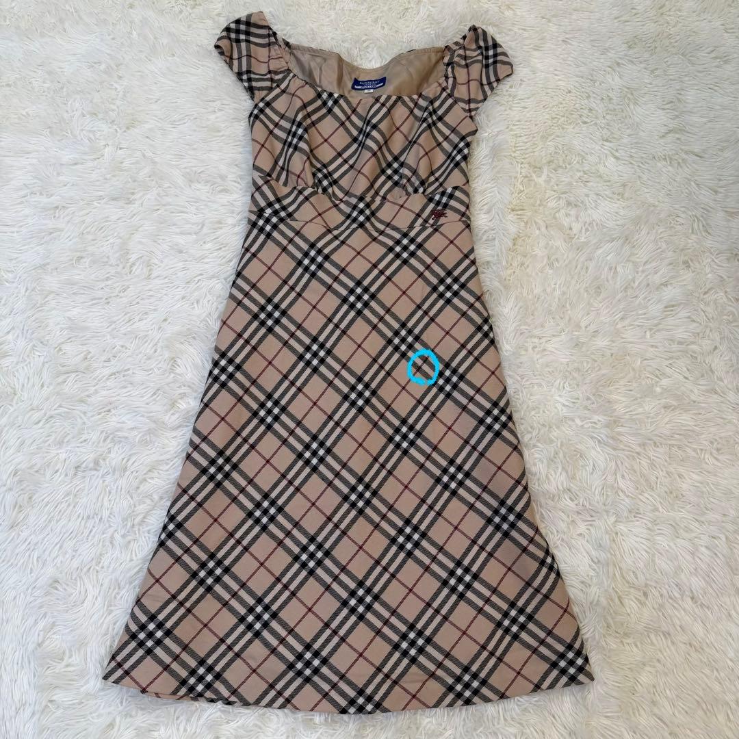 BURBERRY BLUE LABEL ワンピース リボン ノバチェック