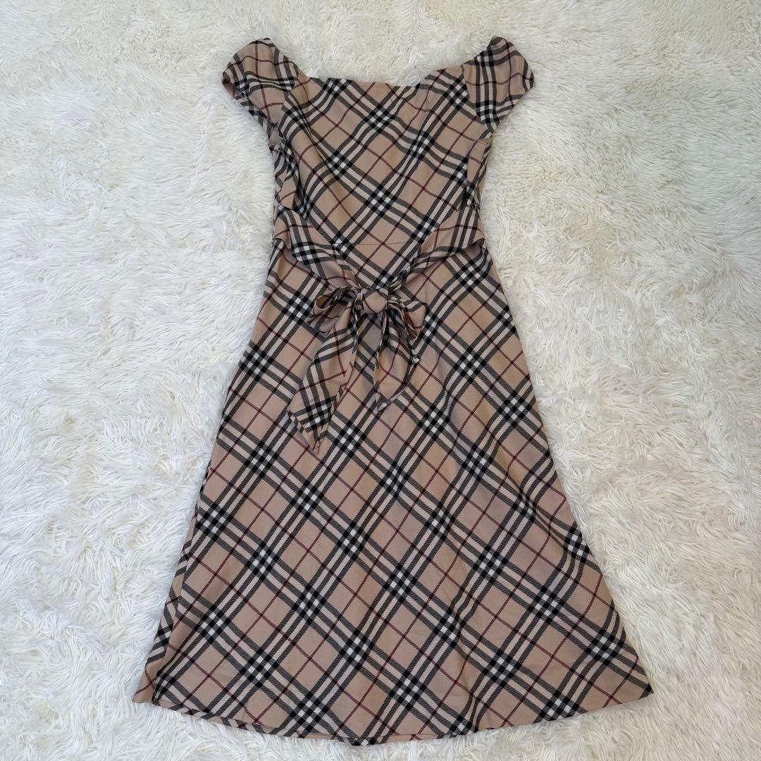 BURBERRY BLUE LABEL ワンピース リボン ノバチェック