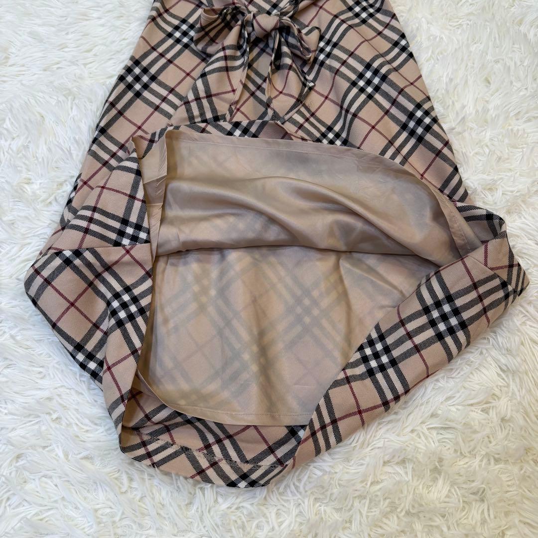 BURBERRY BLUE LABEL ワンピース リボン ノバチェック