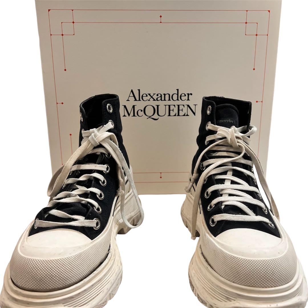 Alexander McQueen ハイカットスニーカー トレッドスリックブーツ